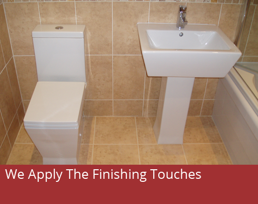 We apply the finishing touches.